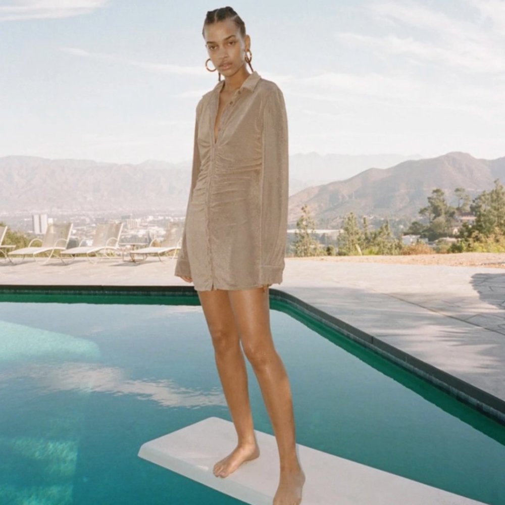 With Jéan Andy Dress | Latte